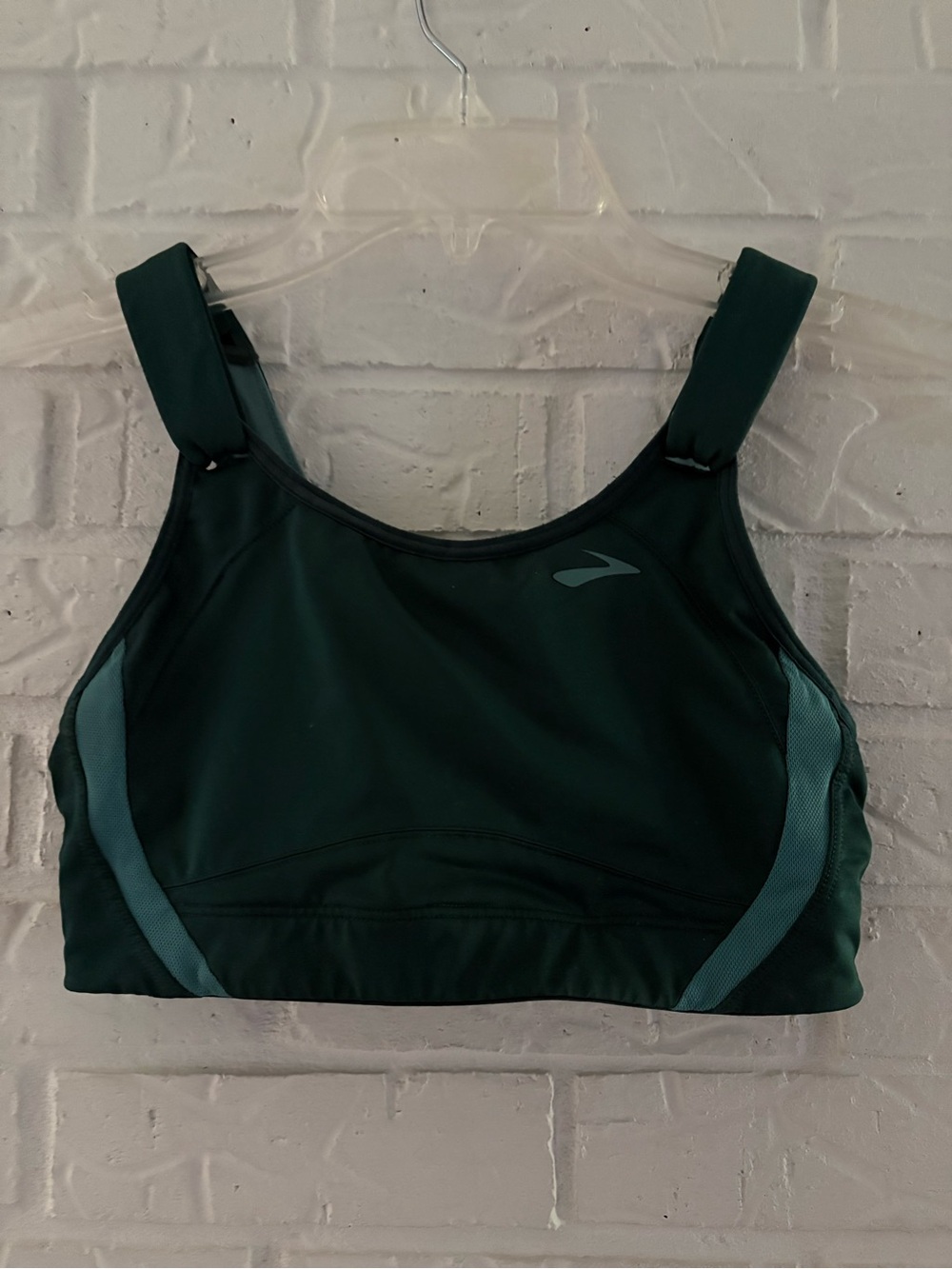 Brooks Jubralee Dark Green High Impact Sports Bra 32D Discontinued Unicorn